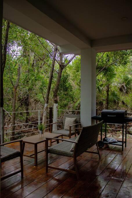 Casa Rosse Villa Tulum Pueblo Buitenkant foto