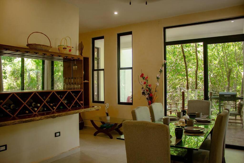 Casa Rosse Villa Tulum Pueblo Buitenkant foto