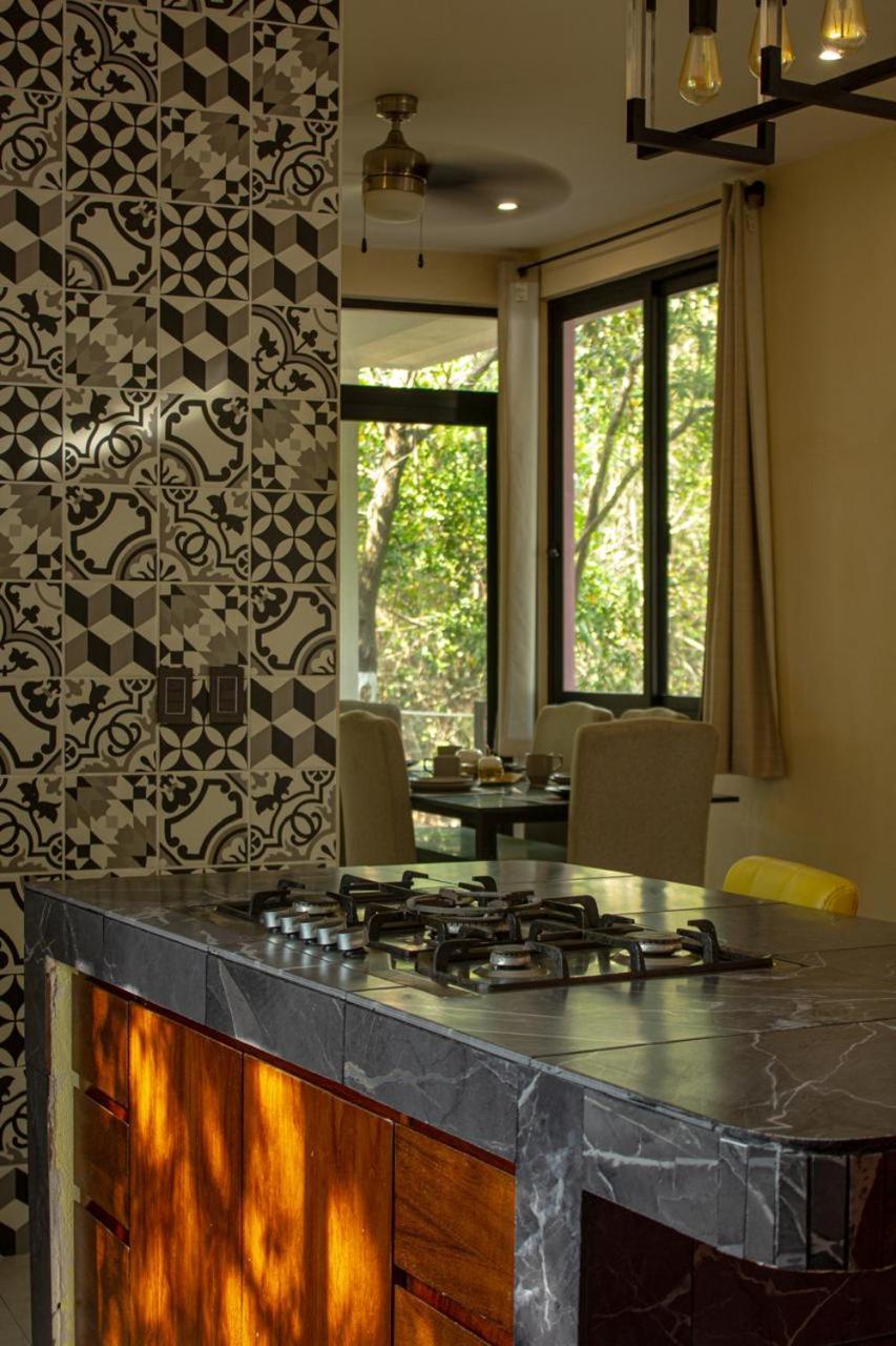 Casa Rosse Villa Tulum Pueblo Buitenkant foto
