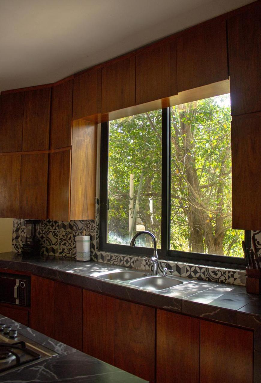 Casa Rosse Villa Tulum Pueblo Buitenkant foto